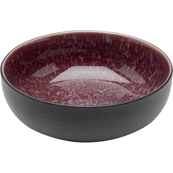 Miska ALISSA 16 cm 600 ml - czerwony/czarny