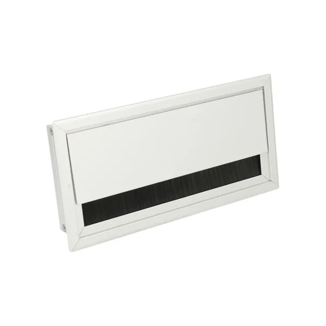 Przepust kablowy prostokątny K262 - aluminium / 160x80 mm