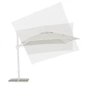 Parasol do ogrodu EDEN WHITE 3x3