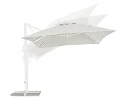 Parasol do ogrodu EDEN WHITE 3x4
