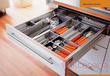 zdjęcie poglądowe ORGA-LINE Wkład Na Sztućce Kombi Do Tandembox głeb55cm/szer.20cm