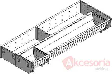 rys.tech. ORGA-LINE Wkład Na Sztućce Kombi Do Tandembox głeb55cm/szer.20cm
