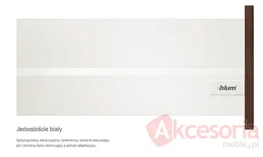Jedwabiście biały ORGA-LINE Do Tandembox INTIVO Do Dł.50-65/45cm,Jedwabiście Biały