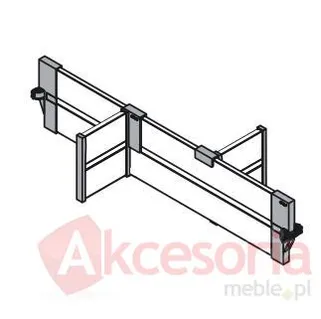 ORGA-LINE Do Tandembox INTIVO Do Dł. 50-65/55 cm, INOX