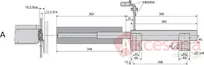 Zamek centralny do DAFR 65050-1 - czarny