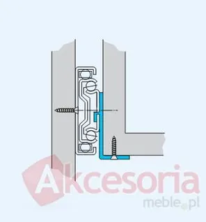 Prowadnica kulkowa 3832HDSC 60cm 45kg Samodomyk wys100% Accuride