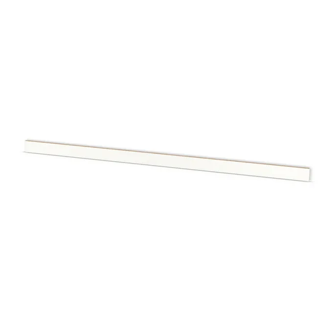 Front: Biały alpejski (W1100, ST9), Szerokość: 240 cm, Wysokość: 10 cm, Obrzeże cokołu: 2,0 mm