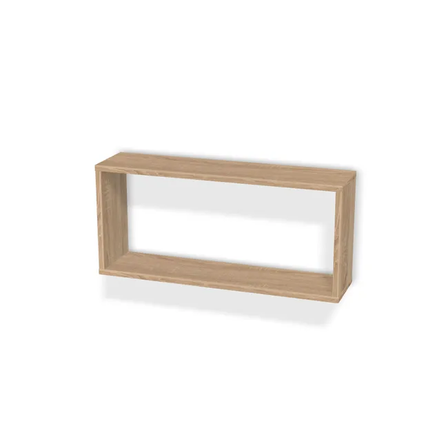 Korpus: Dąb Bardolino naturalny (H1145, ST10), Szerokość: 74 cm, Wysokość: 34 cm, Głębokość: 18 cm, Obrzeże korpusu: 0,8 mm