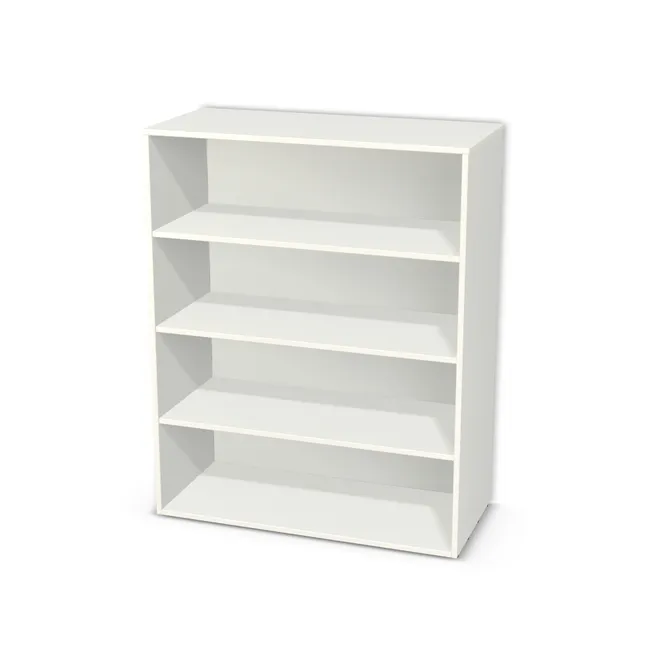 Korpus: W962 SM, Materiał pleców: Plecy z płyty jak korpus, Szerokość: 100 cm, Wysokość: 125 cm, Głębokość: 45 cm, Liczba półek: 3 półki, Rozmieszczenie półek: Rozmieszczenie symetryczne półek, Typ podstawy: Brak (tylko ślizgacze), Podpórki półek: Podpórki Kuadro z zabezpieczeniem (typ 2) (Premium / z zabezp.), Obrzeże korpusu: 