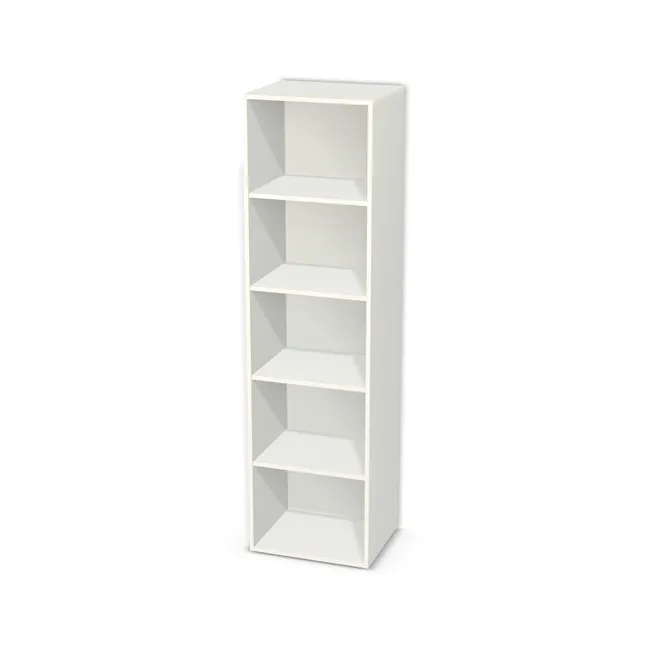 Korpus: W962 SM, Materiał pleców: Plecy z płyty jak korpus, Szerokość: 53 cm, Wysokość: 194 cm, Głębokość: 43,5 cm, Liczba półek: 4 półki, Rozmieszczenie półek: Rozmieszczenie symetryczne półek, Typ podstawy: Brak (tylko ślizgacze), Podpórki półek: Podpórki półki fi 5 mm (Basic / ruchome), Obrzeże korpusu: 