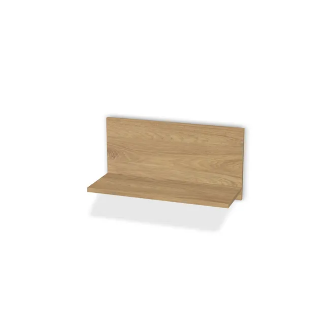Półka: Hikora naturalna (H3730, ST10), Tył: Hikora naturalna (H3730, ST10, 18mm), Szerokość: 59 cm, Wysokość: 30 cm, Głębokość: 23 cm, Pozycja półki: 4 cm, Obrzeże półki: 0,8 mm, Obrzeże tyłu: 0,8 mm