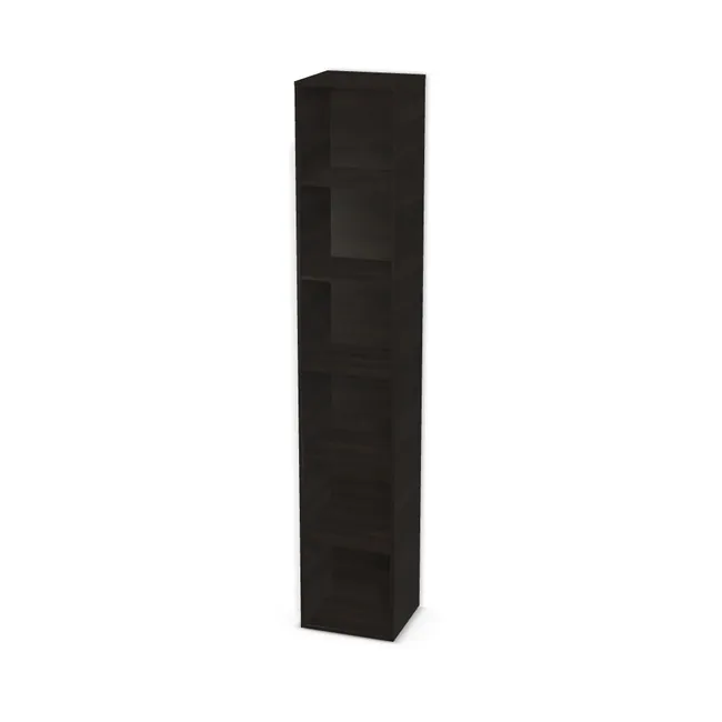 Korpus: H1137 ST12, Materiał pleców: Plecy z płyty jak korpus, Szerokość: 45 cm, Wysokość: 250 cm, Głębokość: 40 cm, Liczba półek: 5 półek, Rozmieszczenie półek: Rozmieszczenie symetryczne półek, Typ podstawy: Brak (tylko ślizgacze), Podpórki półek: Podpórki półki fi 5 mm (Basic / ruchome), Obrzeże korpusu: 