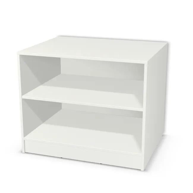 Korpus: W962 SM, Materiał pleców: Plecy z płyty jak korpus, Szerokość: 90 cm, Wysokość: 64 cm, Wysokość z cokołem: 74 cm, Głębokość: 70 cm, Liczba półek: 1 półka, Rozmieszczenie półek: Rozmieszczenie symetryczne półek, Typ podstawy: Cokół 10 cm, Podpórki półek: Podpórki Kuadro z zabezpieczeniem (typ 2) (Premium / z zabezp.), Obrzeże korpusu: 