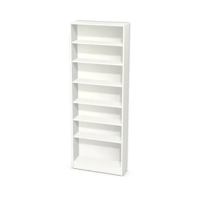 Korpus: Biały alpejski (W1100, ST9), Materiał pleców: Plecy z płyty jak korpus, Szerokość: 80 cm, Wysokość: 214 cm, Wysokość z cokołem: 224 cm, Głębokość: 25 cm, Drzwi: Bez frontów - nawierty pod prowadniki lewe i&amp;nbsp;prawe, Liczba półek: 6 półek, Rozmieszczenie półek: Własne ustawienie, Typ podstawy: Cokół 10 cm, System domyku: Otwieranie uchwytem, Zawiasy: Dobór we własnym zakresie (Brak), Uchwyty: Brak uchwytów i brak nawiertów (Brak uchwytów), Podpórki półek: Podpórki Kuadro z zabezpieczeniem (typ 2) (Premium / z zabezp.), Obrzeże korpusu: 0,8 mm