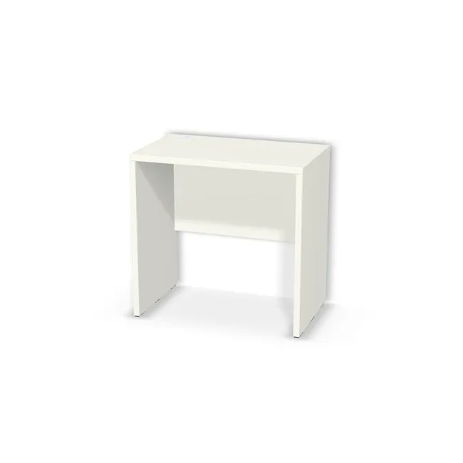 Blat: Biały premium (W1000, ST9, 18mm), Korpus: Biały premium (W1000, ST9, 18 mm), Wybrane obrzeże: Domyślne (w kolorze płyty), Materiał tylnej blendy: Tylna blenda z płyty jak korpus, Szerokość: 50 cm, Wysokość: 48 cm, Głębokość: 30 cm, Wys. tylnej blendy: 30 cm, Cofnięcie tylnej blendy: 0 cm, Półka pod klawiaturę: Bez półki, Przepusty: Lewy róg, Kolor przepustu: Przepust Kablowy z Plastiku fi 60 Biały (Plastik 60 Biały), Obrzeże korpusu: 0,8 mm