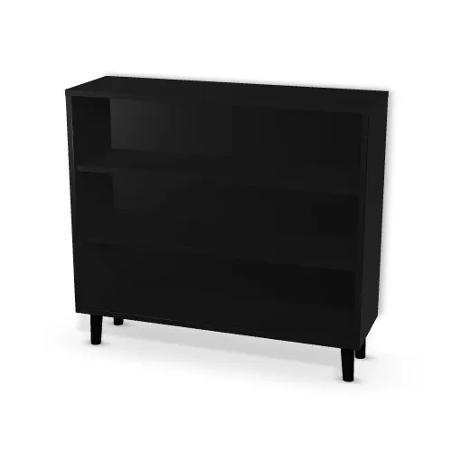 Korpus: Czarny (U999, PM), Materiał pleców: Plecy z płyty jak korpus, Szerokość: 90 cm, Wysokość: 70 cm, Wysokość z nóżkami: 82 cm, Głębokość: 28 cm, Głębokość z frontem: 29,8 cm, Typ wieńca górnego: Wieniec górny nakładany, Drzwi: Bez frontów, Liczba półek: 2 półki, Rozmieszczenie półek: Rozmieszczenie symetryczne półek, Typ podstawy: Nóżki (wg wyboru), System domyku: Otwieranie naciskiem (Tip-On), Zawiasy: Dobór we własnym zakresie (Brak), Nóżki: Nóżka K440 Czarna wysokość 12 cm (Nóżka K440 Czarna 12 cm), Uchwyty: Brak uchwytów i brak nawiertów (Brak uchwytów), Podpórki półek: Podpórki półki fi 5 mm (Basic / ruchome), Obrzeże korpusu: 1,0 mm
