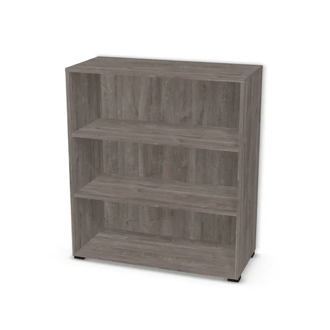 Korpus: Dąb Whiteriver szarobrązowy (H1313, ST10), Materiał pleców: Plecy z płyty jak korpus, Szerokość: 90 cm, Wysokość: 100 cm, Wysokość z nóżkami: 102 cm, Głębokość: 40 cm, Liczba półek: 2 półki, Rozmieszczenie półek: Rozmieszczenie symetryczne półek, Typ podstawy: Nóżki (wg wyboru), Nóżki: Nóżka Kwadratowa 6601 Bez Regulacji wys.2cm CZARNY MAT (Nóżka 6601 Czarna 2 cm), Podpórki półek: Podpórki półki fi 5 mm (Basic / ruchome), Obrzeże korpusu: 0,8 mm