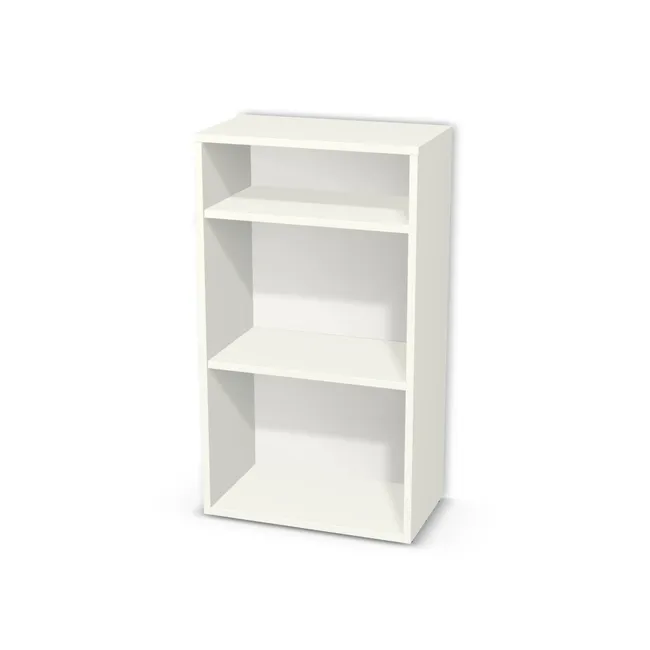 Korpus: Biały premium (W1000, ST38), Materiał pleców: Plecy z płyty HDF 3 mm (biała), Szerokość: 53 cm, Wysokość: 94 cm, Głębokość: 30 cm, Liczba półek: 2 półki, Rozmieszczenie półek: Własne ustawienie, Typ podstawy: Brak (tylko ślizgacze), Podpórki półek: Podpórki półki fi 5 mm (Basic / ruchome), Obrzeże korpusu: 0,8 mm