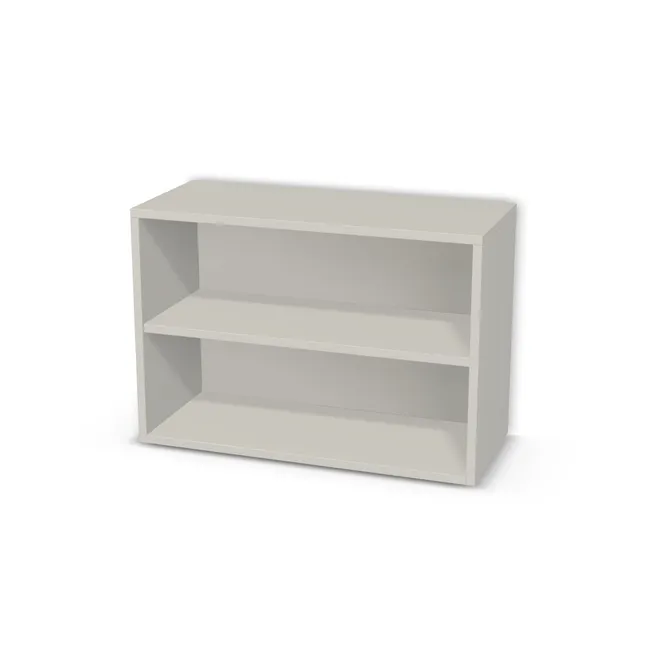Korpus: Szary jasny (U708, ST9), Materiał pleców: Plecy z płyty jak korpus, Szerokość: 72 cm, Wysokość: 50 cm, Głębokość: 30,5 cm, Liczba półek: 1 półka, Rozmieszczenie półek: Rozmieszczenie symetryczne półek, Typ podstawy: Brak (tylko ślizgacze), Podpórki półek: Podpórki półki fi 5 mm (Basic / ruchome), Obrzeże korpusu: 0,8 mm, Rodzaj: Zabudowa szeregowa