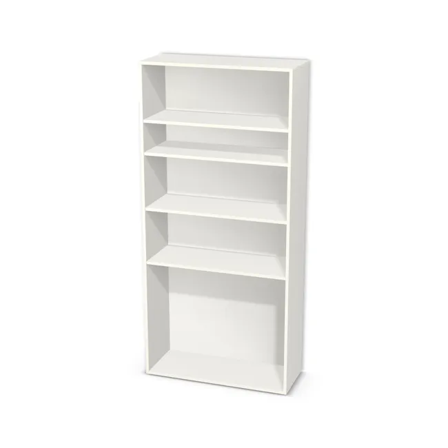 Korpus: Biały klasyczny (W960, SM), Materiał pleców: Plecy z płyty HDF 3 mm (biała), Szerokość: 90 cm, Wysokość: 193 cm, Głębokość: 35 cm, Liczba półek: 4 półki, Rozmieszczenie półek: Własne ustawienie, Typ podstawy: Brak (tylko ślizgacze), Podpórki półek: Podpórki półki fi 5 mm (Basic / ruchome), Obrzeże korpusu: 0,8 mm, Rodzaj: Zabudowa szeregowa