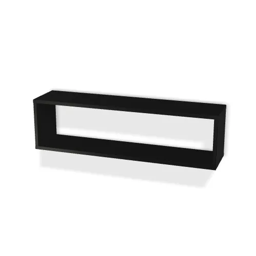 Korpus: Czarny Shadow (U998, ST38), Szerokość: 100 cm, Wysokość: 28 cm, Głębokość: 23 cm, Obrzeże korpusu: 0,8 mm