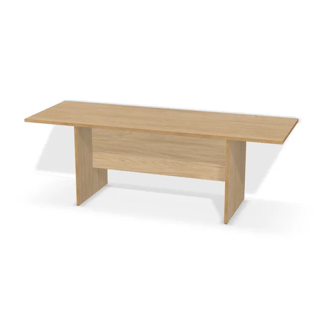 Korpus: Dąb Casella naturalny jasny (H1367, ST40, 18 mm), Materiał blendy: Blenda z płyty jak korpus, Wybrane obrzeże: Obrzeże w innym kolorze (H8912, ST10), Szerokość: 155 cm, Wysokość: 53 cm, Głębokość: 54 cm, Wys. środkowej blendy: 35 cm, Wysunięcie blatu po lewej: 30 cm, Wysunięcie blatu po prawej: 30 cm, Wysunięcie blatu z przodu: 5 cm, Wysunięcie blatu z tyłu: 5 cm, Przepusty: Brak, Obrzeże: 1,0 mm