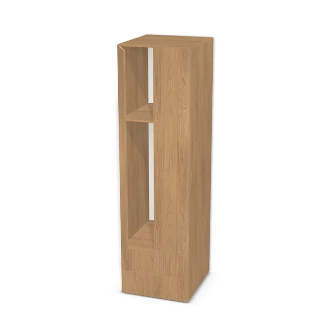 Front: Dąb Casella naturalny (H1385, ST40) Usłojenie Pionowe, Korpus: Dąb Casella naturalny (H1385, ST40), Usłojenie frontu: Pionowe, Materiał pleców: Plecy z płyty HDF 3 mm (biała), Szerokość: 70 cm, Wysokość: 250 cm, Głębokość: 75 cm, Głębokość z frontem: 76,8 cm, Wys. części z drążkiem (od wieńca dolnego): 180 cm, Przestrzeń pod drążkiem (od osi drążka do półki): 120,5 cm, Wys. części z szufladami: 50 cm, Fronty: Fronty - drzwi lewe i prawe, fronty szuflad, Liczba szuflad: 2 szuflady, Typ podstawy: Brak (tylko ślizgacze), System domyku: Otwieranie naciskiem (Tip-On), Szuflady: Blum Tandem (Optimum Blum), Zawiasy: Blum ClipTop 110 bez sprężyny (Premium), Uchwyty: Brak uchwytów i brak nawiertów (Brak uchwytów), Uchwyty szuflad: Brak uchwytów i brak nawiertów (Brak uchwytów), Obrzeże korpusu: 2,0 mm, Obrzeże frontu: 2,0 mm, Rodzaj: Zabudowa szeregowa