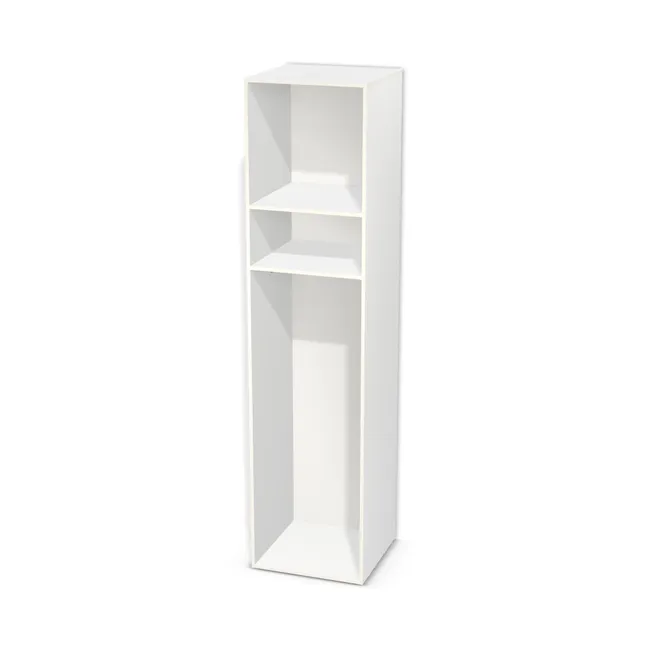 Korpus: Biel Alpejska (WU8685, BS), Materiał pleców: Plecy z płyty HDF 3 mm (biała), Szerokość: 60 cm, Wysokość: 250 cm, Głębokość: 58 cm, Wys. części z drążkiem: 160 cm, Przestrzeń pod drążkiem (od osi drążka do wieńca dolnego): 149,7 cm, Wys. segmentu dolnego: 190 cm, Drzwi: Bez frontów, Liczba półek na górze: , Układ półek pod drążkiem: Bez półki pod drążkiem, Typ podstawy: Brak (tylko ślizgacze), System domyku: Otwieranie naciskiem (Tip-On), Zawiasy: Dobór we własnym zakresie (Brak), Uchwyty: Brak uchwytów i brak nawiertów (Brak uchwytów), Podpórki półek: Podpórki Kuadro z zabezpieczeniem (typ 2) (Premium / z zabezp.), Obrzeże korpusu: 0,8 mm
