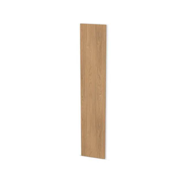Front: Dąb Casella naturalny (H1385, ST40) Usłojenie Pionowe, Usłojenie frontu: Pionowe, Szerokość: 37 cm, Wysokość: 197 cm, Obrzeże blendy: 0,8 mm