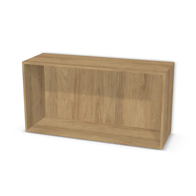 Korpus: Hikora naturalna (H3730, ST10), Materiał pleców: Plecy z płyty jak korpus, Szerokość: 116 cm, Wysokość: 60 cm, Głębokość: 38 cm, Drzwi: Bez frontów - nawierty pod prowadniki lewe i&amp;nbsp;prawe, Liczba półek: Bez półek, Typ podstawy: Brak (tylko ślizgacze), System domyku: Otwieranie uchwytem, Zawiasy: Dobór we własnym zakresie (Brak), Uchwyty: Brak uchwytów i brak nawiertów (Brak uchwytów), Obrzeże korpusu: 0,8 mm, Rodzaj: Zabudowa szeregowa