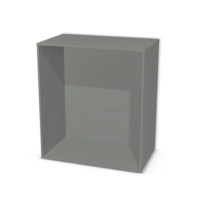 Korpus: Szary przykurzony (U732, ST9), Materiał pleców: Plecy z płyty jak korpus, Szerokość: 102 cm, Wysokość: 115 cm, Głębokość: 60 cm, Głębokość z frontem: 61,8 cm, Typ wieńca górnego: Wieniec górny nakładany, Drzwi: Bez frontów - nawierty pod prowadniki lewe i&amp;nbsp;prawe, Liczba półek: Bez półek, Typ podstawy: Brak (tylko ślizgacze), System domyku: Otwieranie uchwytem, Zawiasy: Blum ClipTop 110 cichy domyk (Premium), Uchwyty: Brak uchwytów i brak nawiertów (Brak uchwytów), Obrzeże korpusu: 2,0 mm