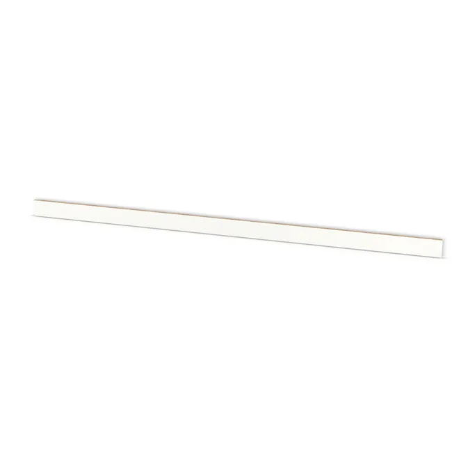 Front: Biały alpejski (W1100, ST9), Szerokość: 250 cm, Wysokość: 10 cm, Obrzeże cokołu: 2,0 mm