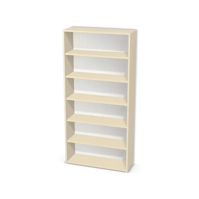 Korpus: Carat beżowy (U115, ST9), Materiał pleców: Plecy z płyty HDF 3 mm (biała), Szerokość: 81 cm, Wysokość: 167,5 cm, Głębokość: 27,6 cm, Drzwi: Bez frontów - nawierty pod prowadniki lewe i&amp;nbsp;prawe, Liczba półek: 5 półek, Rozmieszczenie półek: Własne ustawienie, Typ podstawy: Brak (tylko ślizgacze), System domyku: Otwieranie naciskiem (Tip-On), Zawiasy: Blum ClipTop 110 bez sprężyny (Premium), Uchwyty: Brak uchwytów i brak nawiertów (Brak uchwytów), Podpórki półek: Podpórki półki fi 5 mm (Basic / ruchome), Obrzeże korpusu: 0,8 mm