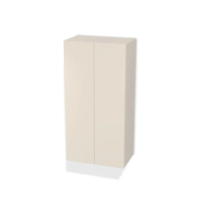 Front: Szary Angora (U705, ST9), Korpus: Szary Angora (U705, ST9), Przednie krawędzie: W kolorze frontu (U705, ST9), Bok szafki lewy: Domyślne (w kolorze korpusu) (U705, ST9), Bok szafki prawy: Domyślne (w kolorze korpusu) (U705, ST9), Szerokość: 60 cm, Wysokość: 120 cm, Głębokość: 33,3 cm, Głębokość z frontem: 35,1 cm, Drzwi: 2 fronty - lewy i prawy, Liczba półek: 2 półki, Rozmieszczenie półek: Rozmieszczenie symetryczne półek, Otwieranie: Otwieranie naciskiem (Tip-On), Zawieszki: Zawieszki Blum (Premium Blum), Zawiasy: Blum ClipTop 110 bez sprężyny (Premium), Uchwyty: Brak uchwytów i brak nawiertów (Brak uchwytów), Podpórki półek: Podpórki Kuadro z zabezpieczeniem (typ 2) (Premium / z zabezp.), Obrzeże korpusu: 0,8 mm, Obrzeże frontu: 2,0 mm, Wycięcie HDF: Wycięcie pod zawieszki