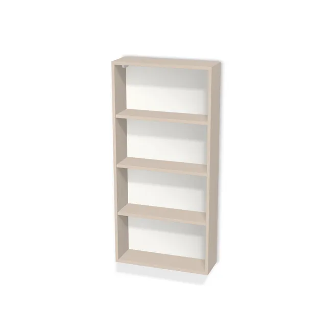 Korpus: Kaszmir (U702, ST9), Materiał pleców: Plecy z płyty HDF 3 mm (biała), Szerokość: 60 cm, Wysokość: 125,4 cm, Głębokość: 19,6 cm, Głębokość z frontem: 21,4 cm, Typ wieńca górnego: Wieniec górny wpuszczany, Drzwi: Bez frontów - nawierty pod prowadniki lewe, Liczba półek: 3 półki, Rozmieszczenie półek: Symetryczne, po 3 nawierty na półkę (co 32 mm), System domyku: Otwieranie naciskiem (Tip-On), Zawieszki: Zawieszki Camar (Premium Camar), Zawiasy: Blum ClipTop 110 bez sprężyny (Premium), Uchwyty: Brak uchwytów i brak nawiertów (Brak uchwytów), Podpórki półek: Podpórki Kuadro z zabezpieczeniem (typ 2) (Premium / z zabezp.), Obrzeże korpusu: 0,8 mm, Wycięcie HDF: Wycięcie pod zawieszki