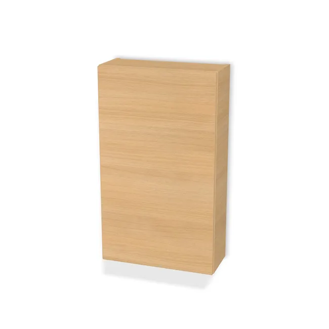 Szafka wisząca standardowa na wymiar. Front: Dąb Bardolino naturalny (H1145, ST10) Usłojenie Pionowe, Korpus: Biały klasyczny (W960, SM). Dopasuj wymiary online. Realizacja: 3 dni roboczych.