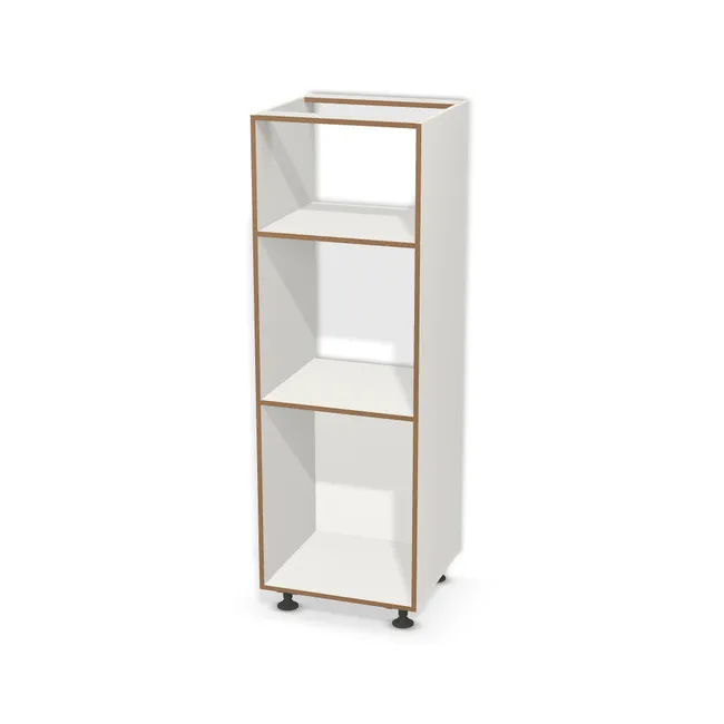 Szafka wysoka do zabudowy piekarnika i mikrofalówki na wymiar. Korpus: Biały klasyczny (W960, SM). Dopasuj wymiary online. Realizacja: 3 dni roboczych.