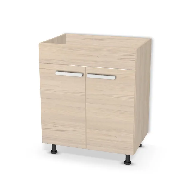 Szafka pod zlewozmywak z blendą na wymiar. Front: Fleetwood biały (H3450, ST22) Usłojenie Poziome, Korpus: Fleetwood biały (H3450, ST22). Dopasuj wymiary online. Realizacja: 3 dni roboczych.
