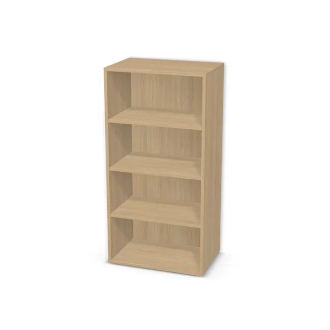 Korpus: Dąb Vicenza (H3157, ST12), Materiał pleców: Plecy z płyty jak korpus, Szerokość: 60 cm, Wysokość: 120 cm, Głębokość: 39 cm, Liczba półek: 3 półki, Rozmieszczenie półek: Rozmieszczenie symetryczne półek, Typ podstawy: Brak (tylko ślizgacze), Podpórki półek: Podpórki Kuadro z zabezpieczeniem (typ 2) (Premium / z zabezp.), Obrzeże korpusu: 0,8 mm, Rodzaj: Zabudowa szeregowa