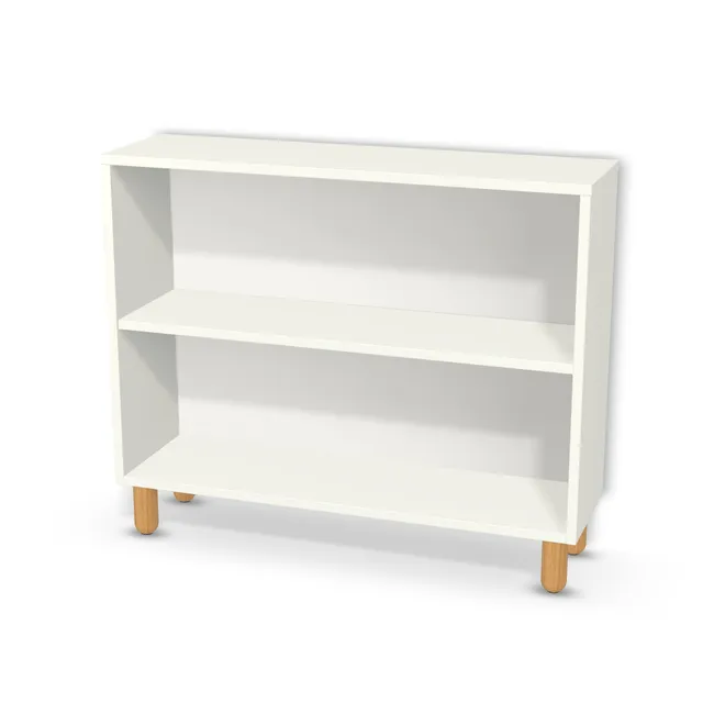 Korpus: Biały premium (W1000, ST9), Materiał pleców: Plecy z płyty HDF 3 mm (biała), Szerokość: 90 cm, Wysokość: 64 cm, Wysokość z nóżkami: 75 cm, Głębokość: 25 cm, Liczba półek: 1 półka, Rozmieszczenie półek: Rozmieszczenie symetryczne półek, Typ podstawy: Nóżki (wg wyboru), Nóżki: Noga meblowa drewniana 10cm walec (Drewniana 10cm walec), Podpórki półek: Podpórki Kuadro z zabezpieczeniem (typ 2) (Premium / z zabezp.), Obrzeże korpusu: 0,8 mm