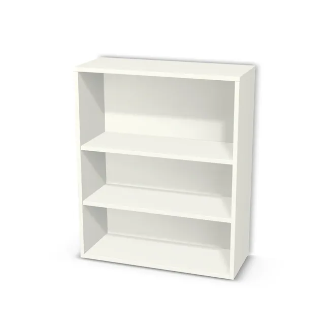 Korpus: Biały premium (W1000, ST9), Materiał pleców: Plecy z płyty jak korpus, Szerokość: 70 cm, Wysokość: 85 cm, Głębokość: 28 cm, Liczba półek: 2 półki, Rozmieszczenie półek: Własne ustawienie, Typ podstawy: Brak (tylko ślizgacze), Podpórki półek: Podpórki Kuadro z zabezpieczeniem (typ 2) (Premium / z zabezp.), Obrzeże korpusu: 0,8 mm