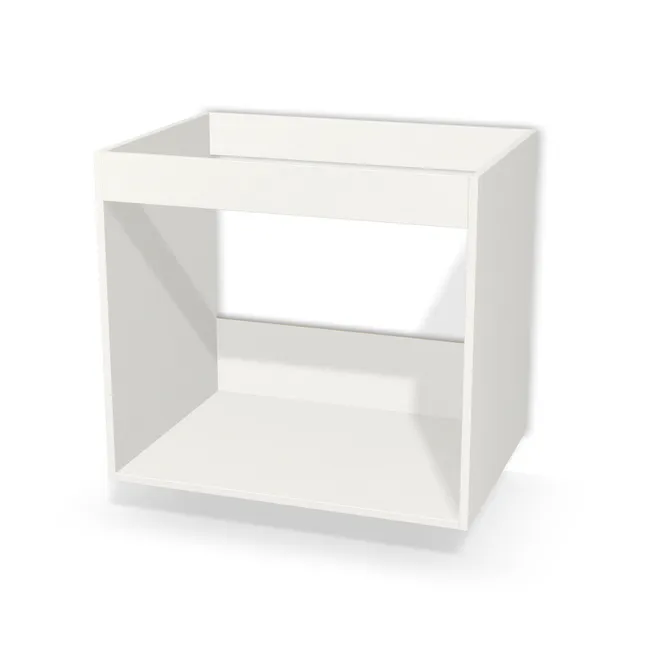 Szafka pod zlewozmywak na wymiar. Korpus: Biały klasyczny (W960, SM). Dopasuj wymiary online. Realizacja: 3 dni roboczych.