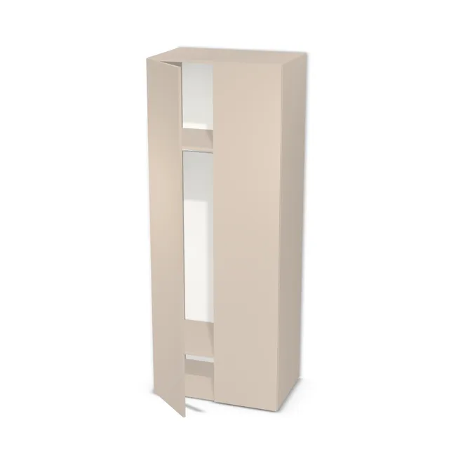 Szafa z podwójnymi drzwiami i drążkiem na wymiar. Front: U5981 (U5981, BS), Korpus: U5981 (U5981, BS). Dopasuj wymiary online. Realizacja: 3 dni roboczych.