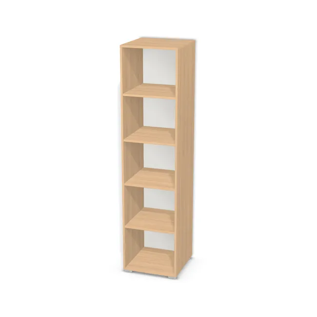 Korpus: Dąb Vicenza bielony (H3152, ST19), Materiał pleców: Plecy z płyty HDF 3 mm (biała), Szerokość: 50 cm, Wysokość: 201,6 cm, Wysokość z nóżkami: 203,6 cm, Głębokość: 49,9 cm, Liczba półek: 4 półki, Rozmieszczenie półek: Rozmieszczenie symetryczne półek, Typ podstawy: Nóżki (wg wyboru), Nóżki: Stopka K041 - tworzywo - chrom wys 2 cm (Stopka chrom 2cm), Podpórki półek: Podpórki Kuadro z zabezpieczeniem (typ 2) (Premium / z zabezp.), Obrzeże korpusu: 0,8 mm
