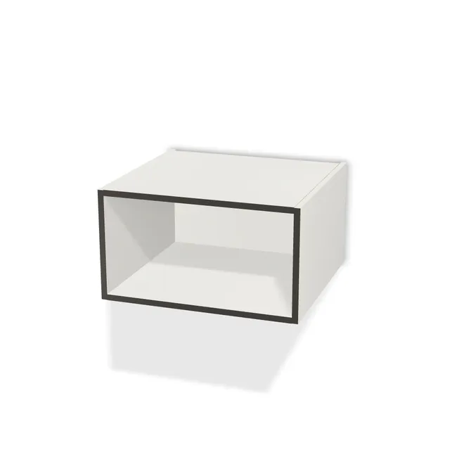 Szafka wisząca z klapą uchylną na wymiar. Korpus: Biały klasyczny (W960, SM). Dopasuj wymiary online. Realizacja: 3 dni roboczych.
