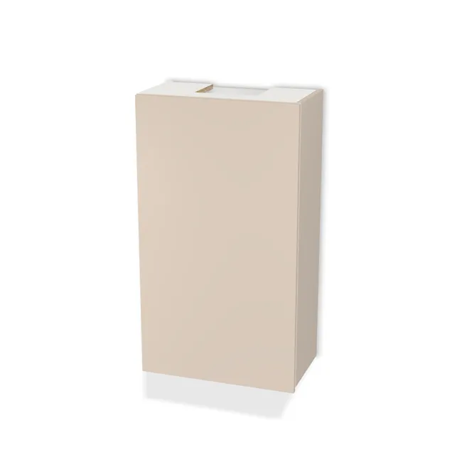 Szafka z okapem GLOBALO Retio na wymiar. Front: Kaszmir (U702, ST9), Korpus: Biały klasyczny (W960, SM). Dopasuj wymiary online. Realizacja: 3 dni roboczych.