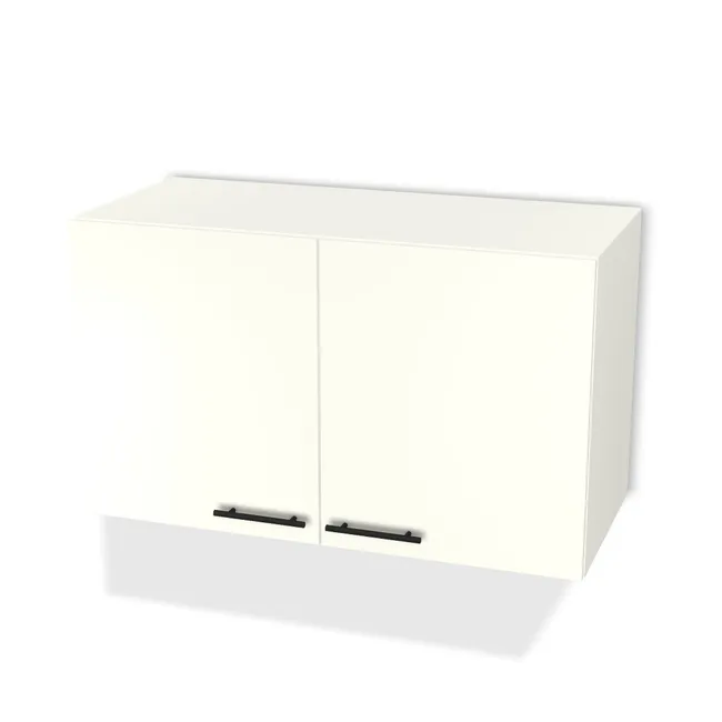 Szafka łazienkowa górna na wymiar. Front: Biały premium (W1000, ST9), Korpus: Biały premium (W1000, ST9). Dopasuj wymiary online. Realizacja: 3 dni roboczych.