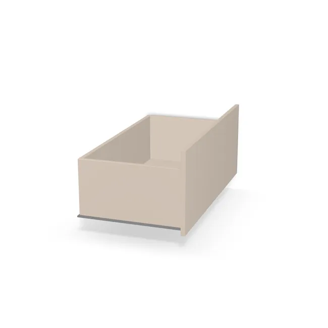 Szuflada skrzyniowa Blum Tandem na wymiar. Front: Kaszmir (U702, ST9), Korpus: Kaszmir (U702, ST9). Dopasuj wymiary online. Realizacja: 3 dni roboczych.