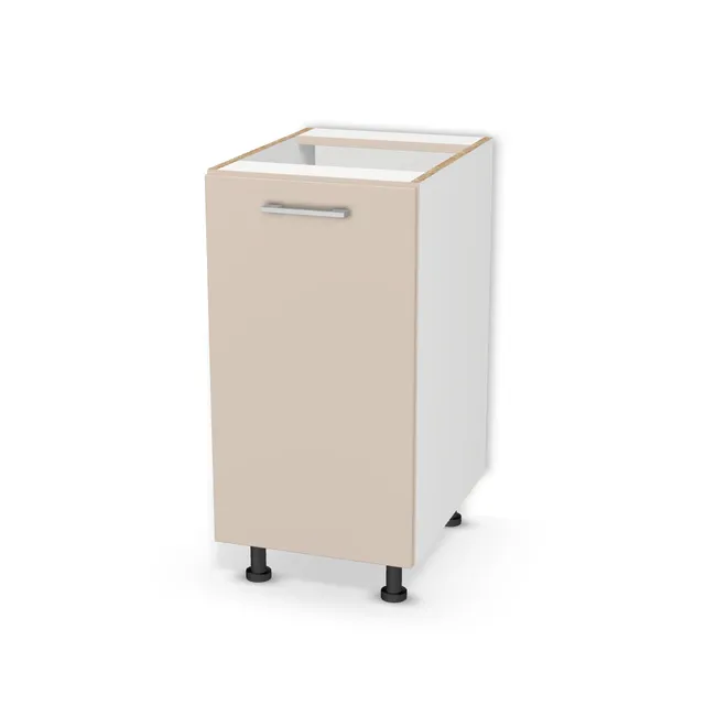 Szafka dolna z koszem cargo na wymiar. Front: U5981 (U5981, BS), Korpus: Biel Alpejska (WU8685, BS). Dopasuj wymiary online. Realizacja: 3 dni roboczych.