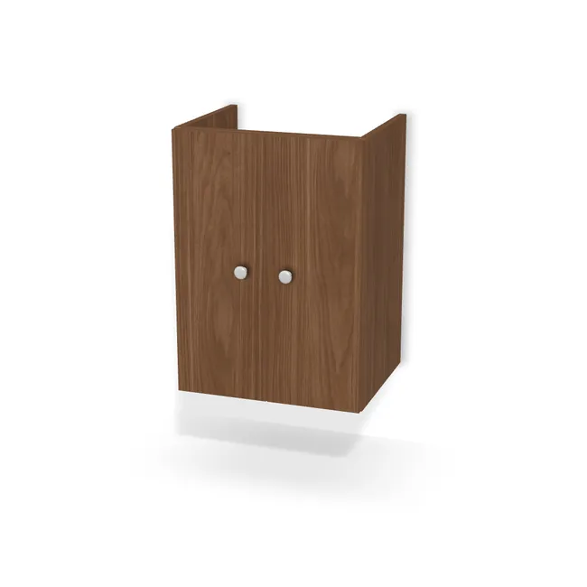 Szafka pod umywalkę podwieszana bez blendy na wymiar. Front: Orzech Lincoln (H1714, ST19) Usłojenie Pionowe, Korpus: Orzech Lincoln (H1714, ST19). Dopasuj wymiary online. Realizacja: 3 dni roboczych.